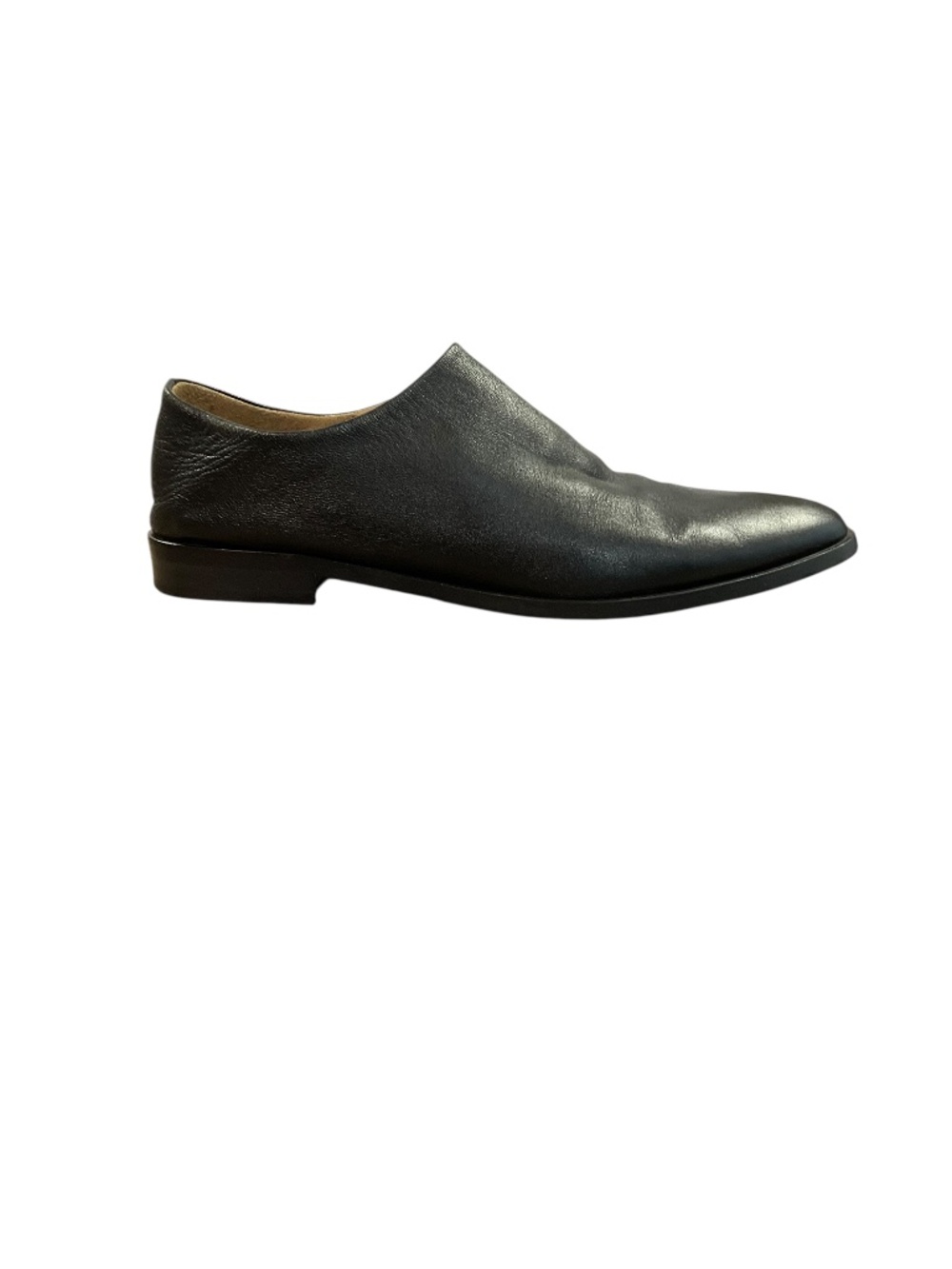 Everlane Modern Babo Black Leather Slip-On Loafers Shoes Size 8 Made in Italy